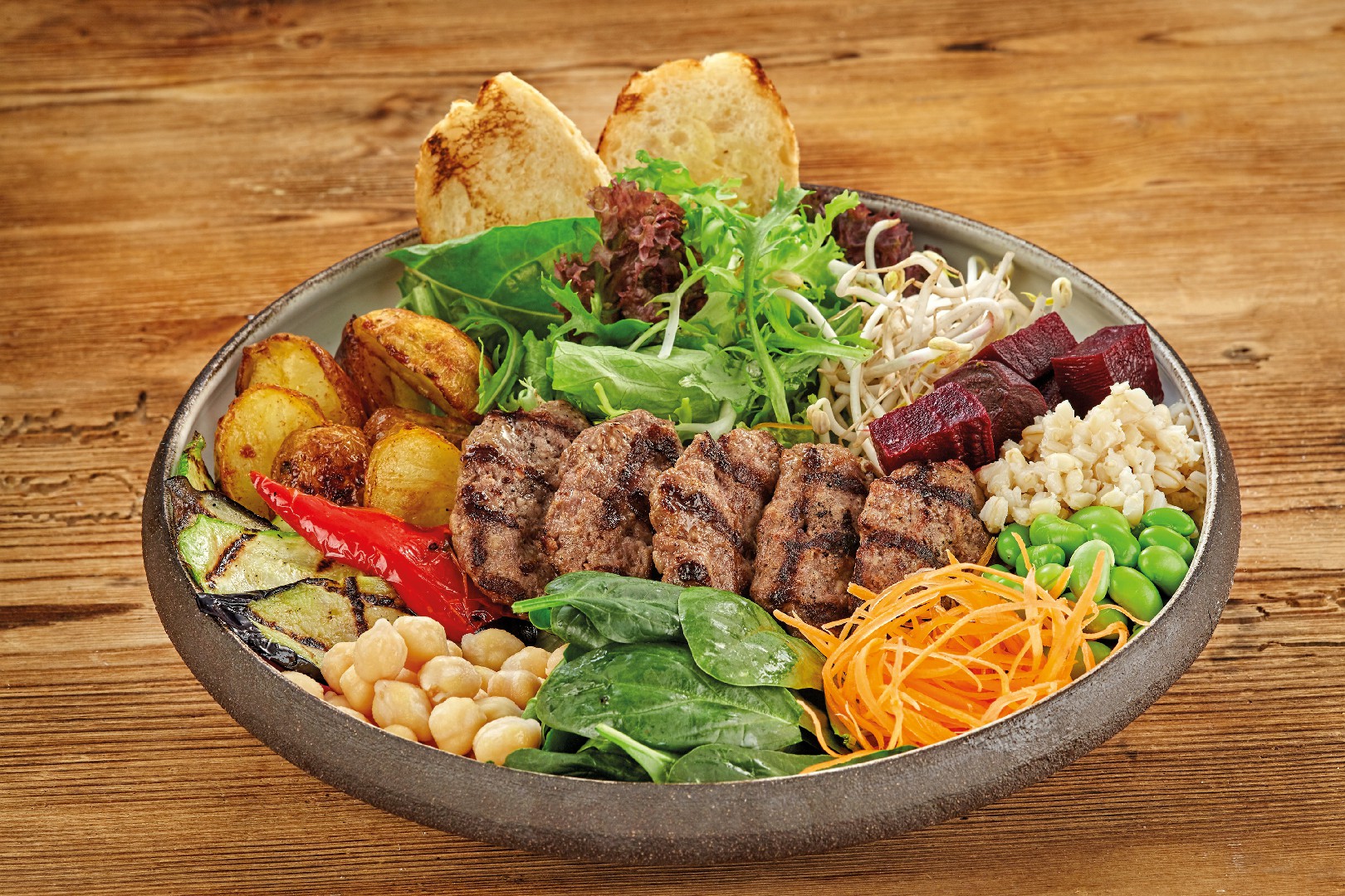 Grilled Meatball Bowl